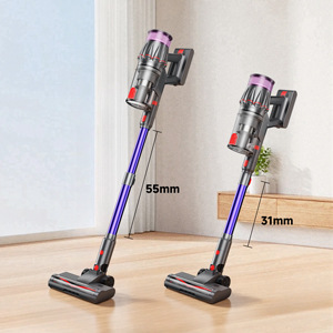 <span class=keywords><strong>Aspirateur</strong></span> sans fil sans <span class=keywords><strong>sac</strong></span> pour la maison, aspiration puissante de 25 KPa, nettoyeur de tapis et de sols multifonctionnel portatif - Product Image 3
