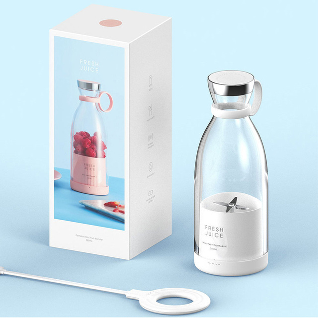 Rechargeable Mixers Fresh Fruit Juicers USB Portable Juice Bottle Mini Fast Electric Mini Blender