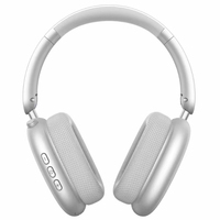 Auriculares Inalámbricos con Cancelación de Ruido de Alta Calidad, Cubierta Metálica, Bluetooth, ANC, para Juegos, Over-Ear, Max