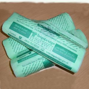 Suministro de fábrica de alta calidad D2W 100% Oxo bolsa biodegradable en rollo - Product Image 5