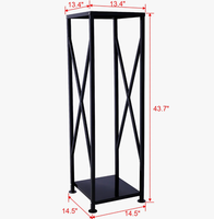 Porte-bûches métallique robuste de qualité structurelle, section carrée, résistant aux intempéries, pour le secteur hôtelier, idéal pour les hivers scandinaves