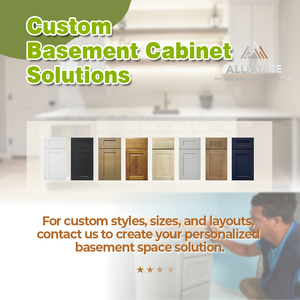 Armarios de Almacenamiento para Sótano |   Gabinetes de Almacenamiento Personalizados para Proyectos Residenciales |   Gabinetes de Estilo Americano para Sótano - Product Image 5