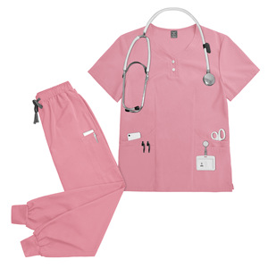 Uniforme Médico Hospitalario 42162, Blusa <span class=keywords><strong>para</strong></span> <span class=keywords><strong>Mujer</strong></span>, Diseño 2025, Ropa <span class=keywords><strong>de</strong></span> Hospital, Manga Corta, Uniforme <span class=keywords><strong>para</strong></span> Enfermeras y Doctoras - Product Image 1