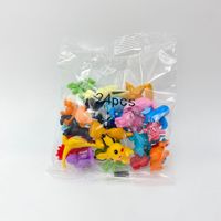 Vente en gros de figurines d'action miniatures de 2 à 3 cm, jouet pour enfant, 144 pièces, figurines Pokémon, ensemble de jouets de dessin animé