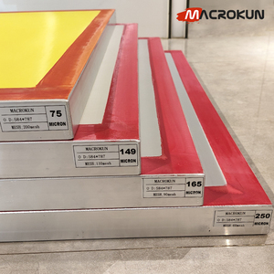 25x36 inch khô sàng lọc màn hình thiết lập 4 mảnh thiết lập với lưới micron 250 165 149 75 pre-kéo dài nhôm lụa Màn hình in ấn khung - Product Image 2