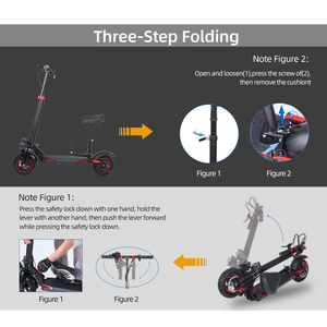 Scooter Eléctrico de 1200W para Adultos - Llantas de 11 Pulgadas, 50 km/h, 65 km de Autonomía, Plegable e IPX5, J11MAX, el Más Vendido - Product Image 5