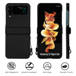 Nhà Máy Giá Tốt Nhất Biểu Tượng Tùy Chỉnh Gấp Trường Hợp Điện Thoại Cho Samsung <span class=keywords><strong>Galaxy</strong></span> Z Lật <span class=keywords><strong>3</strong></span> 5G Gấp Trường Hợp Điện Thoại Bán Buôn - Product Image 3