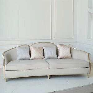 דובאי יוקרה בסגנון מג 'ליס 100% סגנון מלא תבואה איטלקי עור מלא תה מסגרת עץ מלא - Product Image 6