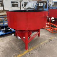 Le mélangeur concret de pot plat peut être utilisé avec la machine de brique JQ350mixer