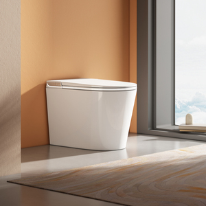 Inodoro Inteligente Compacto con Asiento Calefactado, Control Remoto y Descarga por Sifón - Diseño Automático que Ahorra Espacio - Product Image 2