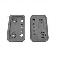 Plaque d'aspiration supérieure 125x75x16.5mm 4-011-11-0079 pour bloc de ventouse de centre d'usinage CNC, coussinet en caoutchouc, couvercle en silicone 10.01.12.00011