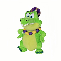 King Gator in Mardi Gras Couleurs Peluche Bouffon Ours Canard Graisse Mardi Nouvelle-Orléans Peluche Animaux Jouet Carnaval Prix Cadeaux