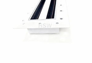 Diffuseur <span class=keywords><strong>d</strong></span>'air linéaire moderne pour système CVC, design invisible, lames réglables, <span class=keywords><strong>grille</strong></span> de ventilation longue en aluminium sans soudure - Product Image 5