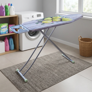 Nelya S Mini Tabla de Planchar Plegable con Funda, Altura Ajustable, Tela Resistente, Diseño Portátil, para Ropa del Hogar, Función Europea - Product Image 3