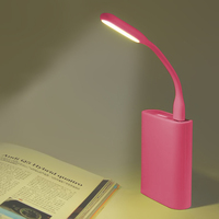 Promotion cadeau USB LED livre lampe de lecture lampe Mini lampe de voyage pour batterie externe PC ordinateur portable Flexible pliable veilleuse