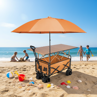 Chariot de camping multifonctionnel de haute qualité pour l'extérieur 4x4 avec parasol et table