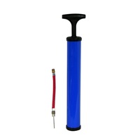 10 Zoll Anpassbare Logo & Farbe Basketball Fußball Aluminiumlegierung Luftpumpe mit Schrader-Ventil Nadel 50-80 PSI Manometer