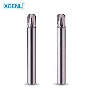 Xgenl 2/3/4 sáo CNC Carbide hình cầu côn cuối millsconical bóng cuối millscnc Bộ định tuyến bit cho gỗ