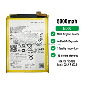 Batería de litio para teléfono ND50 para <span class=keywords><strong>Motorola</strong></span> Moto G31 Moto G42, batería <span class=keywords><strong>Original</strong></span> de 1, - Product Image 2