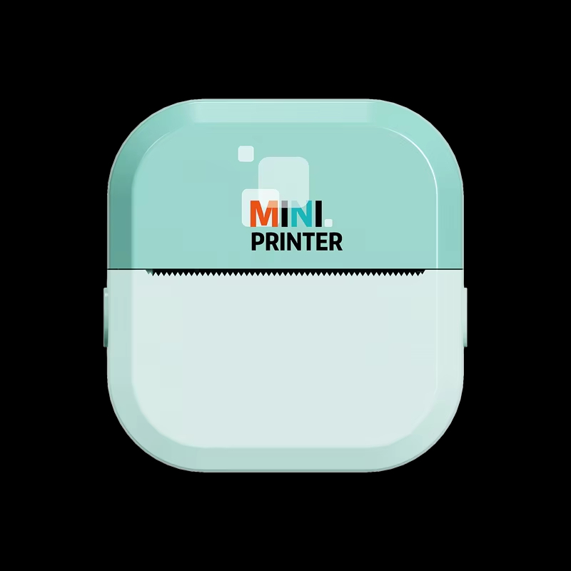 Mini Portable Thermal Printer - Custom Color Green
