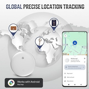 Traceur de localisation sans fil mince, compatible avec Findmy et Android Find Hub, certifié, porte-clés, petite taille, traceur de téléphone portable - Product Image 5