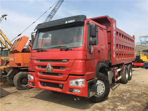 Camion benne HOWO bleu, poids lourd, avec moteur Weichai 375, faible nombre d'heures de fonctionnement, Euro 5, année 2024, 6x4 - Product Image 2