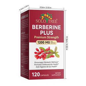 SOLOTREE 1200mg Mendorong Kesehatan Metabolik, Kesehatan Jantung dan Pembuluh Darah, Kesehatan Pencernaan dan Usus, Suplemen Kapsul Berberin <span class=keywords><strong>Hcl</strong></span> - Product Image 6