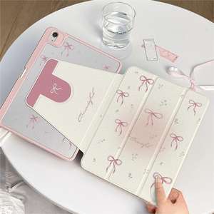 Convient pour l'étui de tablette iPad Air 7, 720 °   Housse de protection élégante et résistante aux chutes, pliable en trois parties, avec emplacement pour stylo - Product Image 3