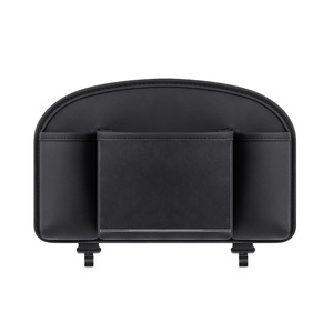 Carclean Neueste Luxus-Autositz-Rückentasche aus PU-Leder mit 3 Fächern, Haken und Multifunktions-Getränkehalter - Product Image 1