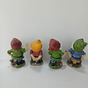 מכירה לוהטת שרף מלאכות שלגיה ושבעה גמדים גינה גמדים צלמית קישוט - Product Image 5