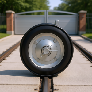 Kit de porte coulissante de 6 pieds, robuste, capacité de charge de 600 lb, quincaillerie roulante pour porte modèle D0100HRS1VP - Product Image 2