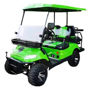 Quality Wholesale Golf cart Hunting Buggy Aluminum Frame 2+2 Seater Lithium Battery 72V