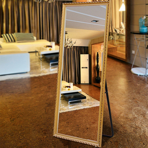 Full Length Dressing <strong>Mirror</strong> with Standing Holder Large Rectangle Bedroom Floor <strong>Mirror</strong> Hanging <strong>Leaning</strong> Against Wall - Product Image 5