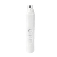 Lime à ongles LED pour animaux de compagnie avec meule diamantée, rechargeable USB Type C, coupe-ongles silencieux pour chiens et chats