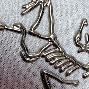 Patchs thermocollants en TPU, autocollants de transfert de logo, étiquettes pour vêtements, patchs pour vêtements, étiquettes de transfert thermique DTF pour vêtements, patch en TPU gaufré - Product Image 2