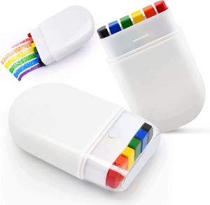 ชุดสีเพ้นท์หน้าและตัวแบบแท่งพร้อมโลโก้สั่งทำ สีรุ้ง สำหรับเพ้นท์หน้า ธงสีรุ้ง สำหรับงานกีฬา งานเทศกาล งานปาร์ตี้ - Product Image 2