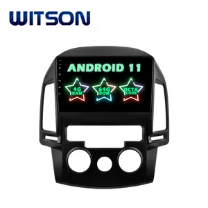 WITSON Android 11 Car Video Multimedia Player FOR HYUNDAI I30 (Manual Air-Conditioner version) 2006-2011 4G + 64G CarPlay + Auto