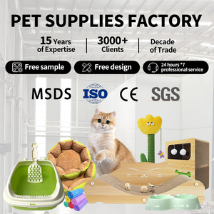 Bac à litière pour <span class=keywords><strong>chat</strong></span> OEM avec grands plateaux fermés pliables de 20L anti-éclaboussures facile à nettoyer Offre Spéciale boîte de <span class=keywords><strong>toilette</strong></span> pour <span class=keywords><strong>chat</strong></span> en <span class=keywords><strong>papier</strong></span> durable - Product Image 2