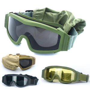 Lunettes de soleil de sport d'extérieur Majormays 2025 pour passionnés, protection UV400 anti-buée avec sangle réglable pour l'escalade, le désert et le tir - Product Image 1