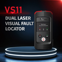 VINTOOL VS11-V20 20mW Red Laser Green Laser Optical Fiber Visual Fault Locator Tool for Network Fiber Optic Equipment