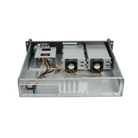 2U 4 Hot Swap Bays 19 pulgadas Montaje en rack Industrial Pc Chasis Mini Itx Server Chasis
