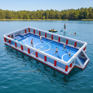 Terrain de football gonflable géant flottant sur l'eau pour usage commercial - Product Image 4