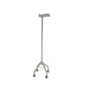 Help Health Four Legged Telescopic Cane Aluminum Alloy Lightweight Non Slip <b>Walking</b> <b>Stick</b> For Elderly - Product Image 4