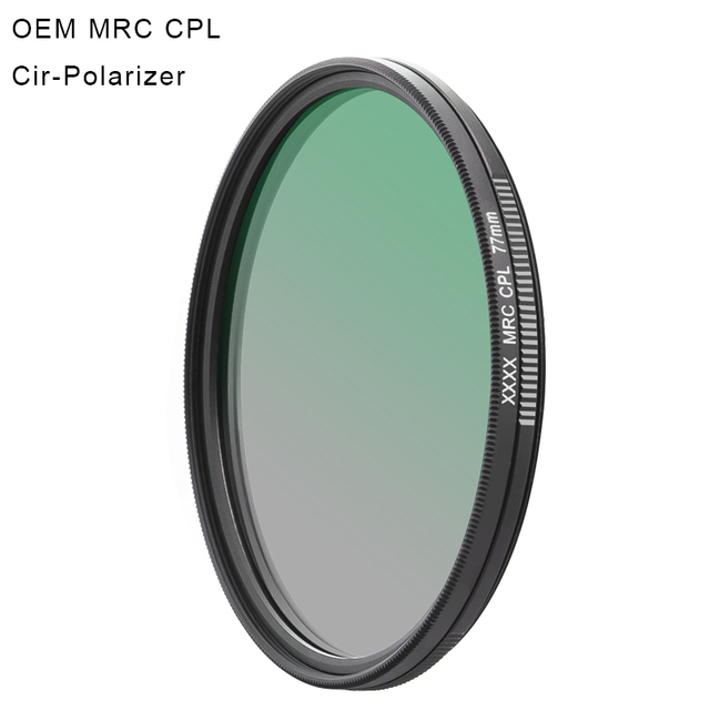 58mm Factory OEM Low-Price Circular Polarizer Lens Filter CPL Glass Filter for Camera CPL Filter