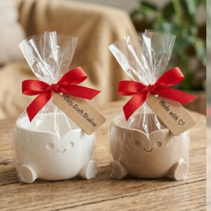 Creative Smile Face Resin Flower Pot For Cactus Indoor Desktop Plant Decor Cartoon Style Modern Design - Product Image 3
