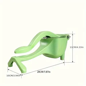Gran oferta, nuevo exprimidor multifuncional verde de 1 pieza, exprimidor de limón no eléctrico de mano, exprimidor pequeño de frutas y verduras, exprimidor Manual - Product Image 3