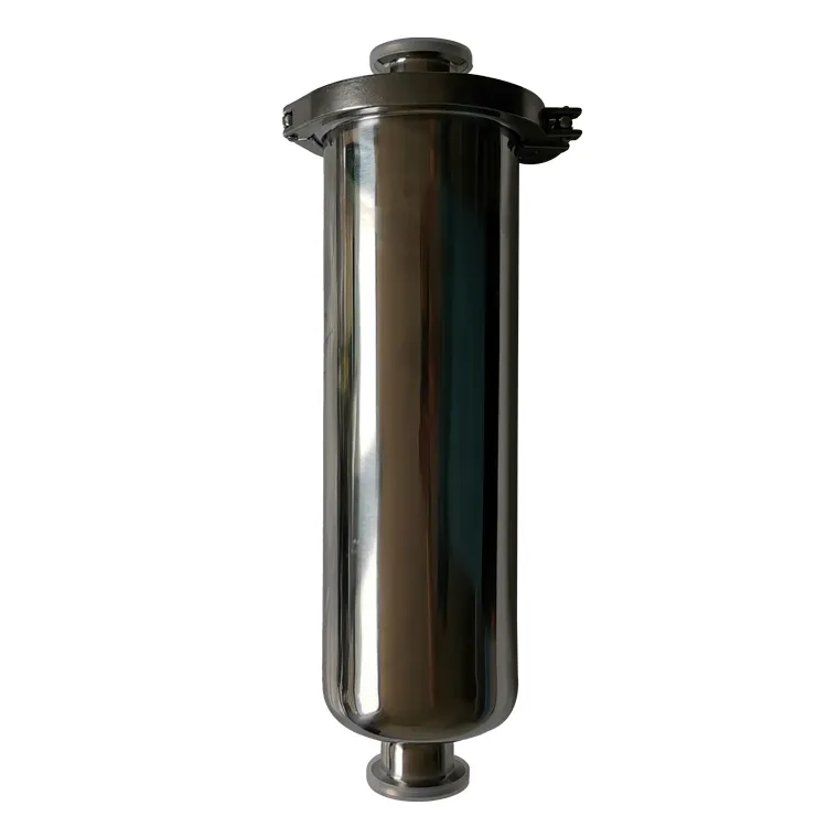 金属フィルターハウジングステンレス鋼液体フィルターハウジング、プレフィルターハウジング、家庭用浄水器のハウジング