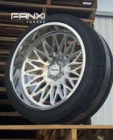 Jantes forgées concaves FANXI personnalisées 24x14 26x14 28x16 8x6.5 8x170 8x180 polies pour camions F-250 F-350 Chevy Ram GMC