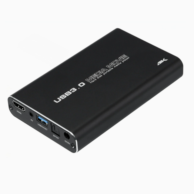 Wholesale 4K HD Video Player with Internal Hard Drive USB 3.0 Interface for Output Supports USB Drives & SD Cards
