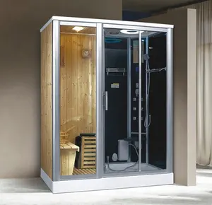 CBMMART-sauna infrarrojo de madera seca y húmeda para el baño